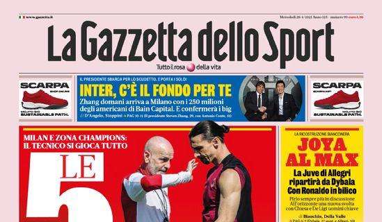 Prima pagina GdS - Inter, c'è il fondo per te