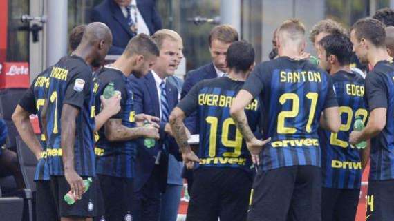 Zenoni: "Se guardi i singoli l'Inter dovrebbe stare tra le prime. De Boer, poco tempo per lavorare con serenità" 