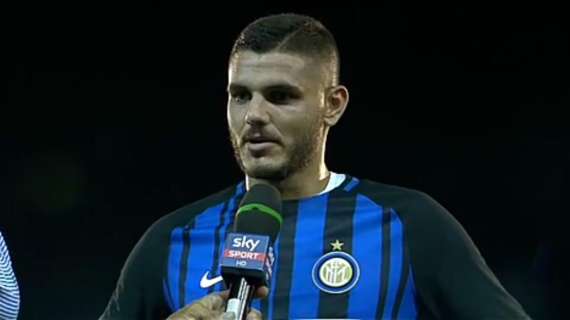 Icardi: "Il mister ha idee chiare, è bravissimo. Speravo di tornare prima"