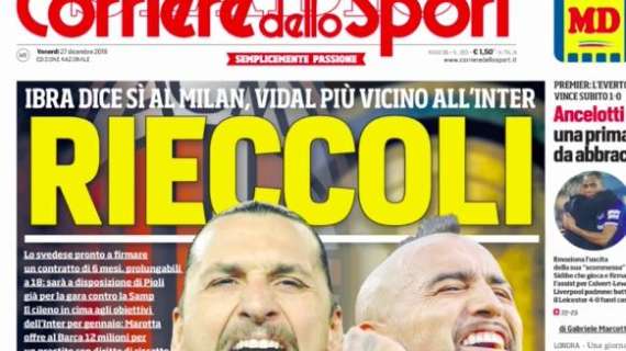 Prima CdS - Vidal più vicino all'Inter: Marotta offre al Barça 12 milioni per un prestito con diritto di riscatto