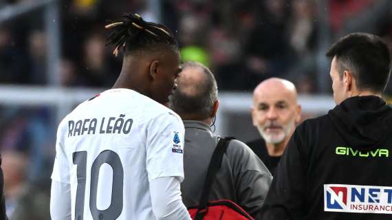 Milan, lesione al bicipite femorale per Rafael Leao. Niente Nazionale per lui e Calabria