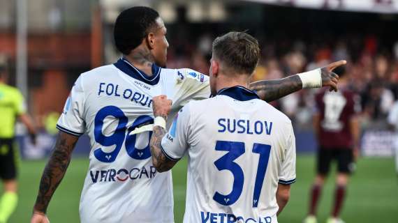 Il Verona si regala la salvezza alla penultima curva del campionato: Salernitana battuta 2-1