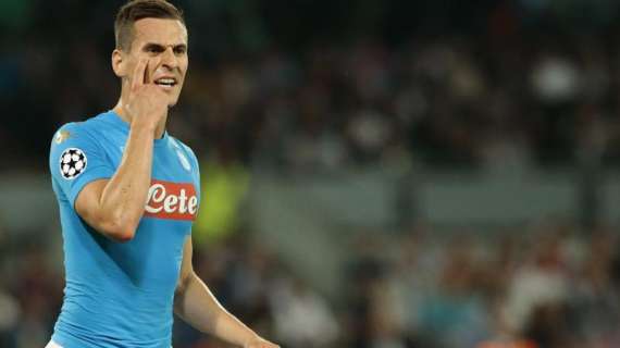 L'Inter vicina a Milik. Lui ringrazia con un retweet