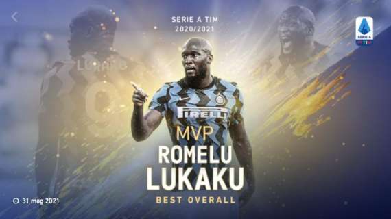 Lukaku è il Re della Serie A 2020/21: Big Rom premiato come miglior giocatore in assoluto dell'ultima stagione 