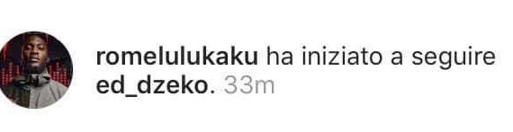 Lukaku-Dzeko, prove d'intesa: il belga ha iniziato a seguire il bosniaco su Instagram
