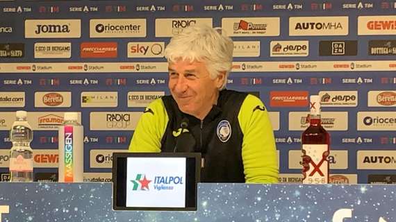 Gasperini sicuro: "Ad oggi solo e Juve e Inter possono parlare di Scudetto"