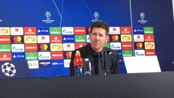 Simeone non si scompone: "Il gesto di CR7? Ha visto me all'andata, l'ha fatto per dimostrare carattere"