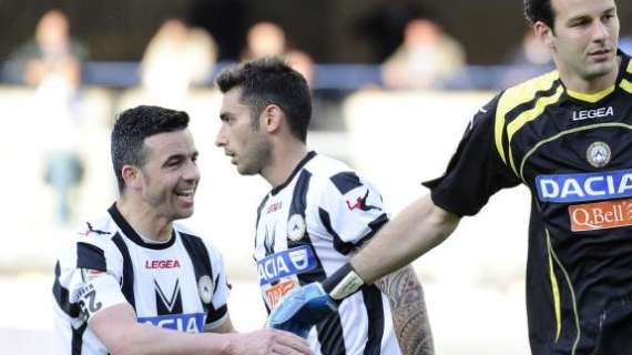 Anticipi Serie A: frena l'Udinese per il terzo posto