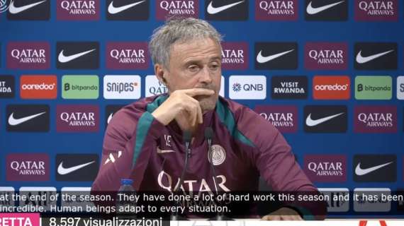 PSG, Luis Enrique: "Solo due partite prima della finale di Champions, difficile arrivare con i giocatori al meglio"