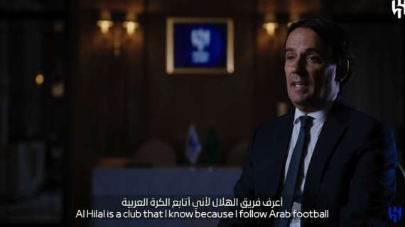 Inzaghi: "Le strade con l'Inter si sono separate, ma ci sarà sempre un grandissimo amore reciproco. L'Al-Hilal lo seguivo con massima simpatia"