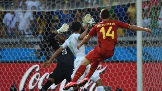 Fellaini e Mertens ribaltano l'Algeria: 2-1 Belgio