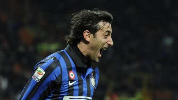 Allenamento anche per Milito e Stankovic