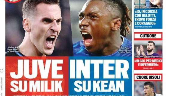 Prima Ts - Juve su Milik, Inter su Kean. Il talento dell'Everton nei discorsi con Raiola