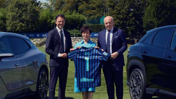 UFFICIALE - Accordo triennale tra Inter e Gruppo BYD: "Entusiasti di questa partnership"