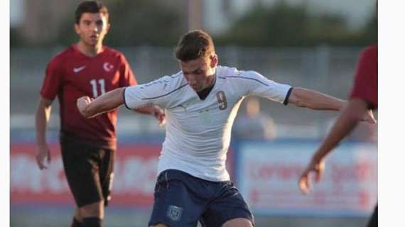 Pinamonti, parentesi dorata con l'U-19: "Felice dei tre gol in tre partite"