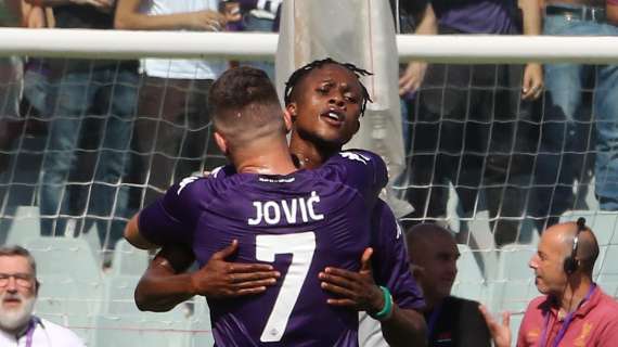 Al Franchi è 1-1 tra Fiorentina e Juventus: Kouame risponde a Milik, Perin para un rigore a Jovic