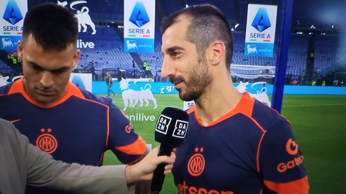 Mkhitaryan a DAZN: "I miei compagni all'Inter mi hanno allungato la vita"