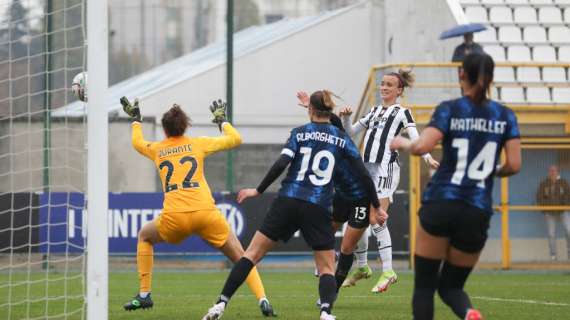 Guarino, amara la sfida dell'ex: la Juventus Women batte l'Inter 2-1