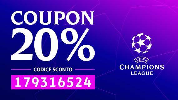 Exrasconto 20% da Campioni sul nostro store online