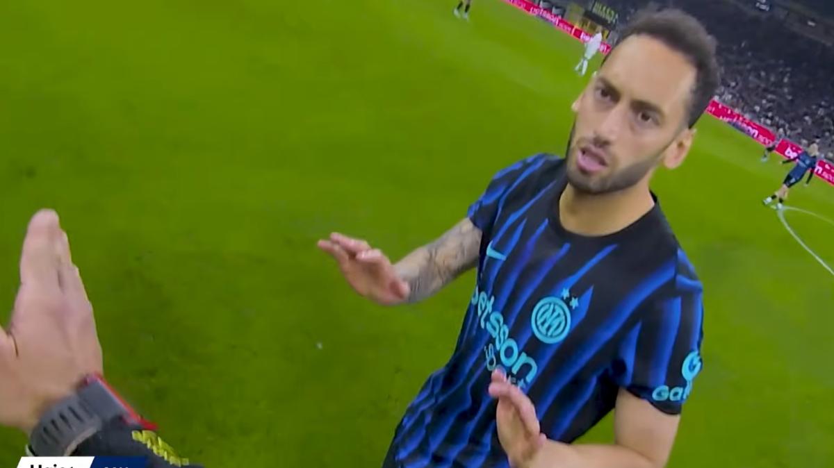 Inter-Roma, per Sozza una serata da spettatore: la RefCam coglie un solo intervento diretto