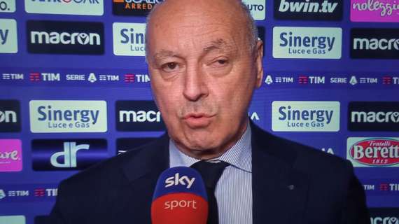 Marotta: "Se giocheremo come contro la Lazio la vittoria sarà alla nostra portata. Napoli, Scudetto meritato"