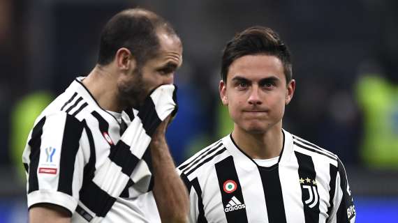 Chiellini: "Inter ancora una spanna su tutti. Dybala? Fantastico, ma un giocatore non vince da solo"