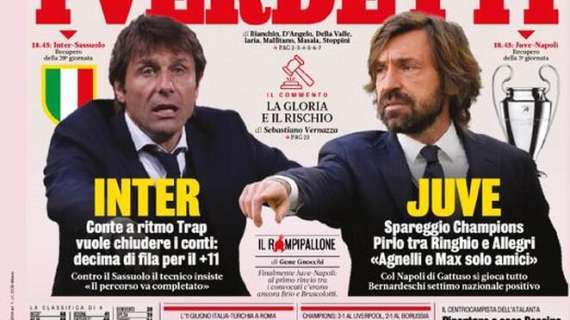 Prima pagina GdS - Mercoledì da leoni, i verdetti