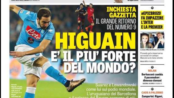 Prime pagine - #EpicBrozo fa impazzire Inter e Premier: Mancini lo tiene. Ljajic o Telles? Il serbo va riscattato