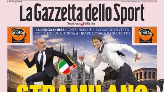 Prima pagina GdS - Stramilano. Oggi Inter-Parma: Lautaro con Perisic per non rimpiangere Lukaku