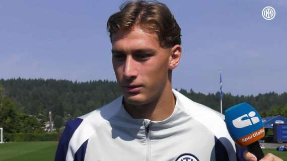 Pio Esposito in mixed: "L'esordio con l'Inter un'emozione incredibile, sono orgoglioso. Il gol è un altro sogno"