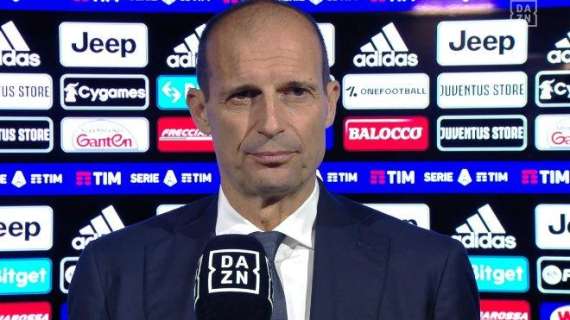 Juve, Allegri a DAZN: "Vlahovic non sta bene. Chiesa? Ha più minutaggio di Di Maria"