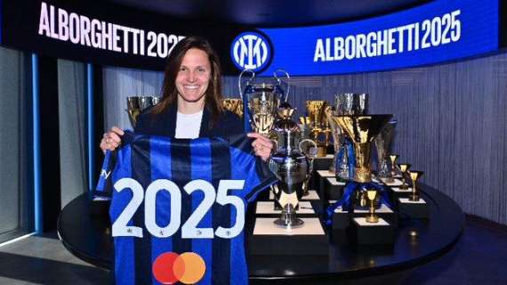 UFFICIALE - Alborghetti-Inter fino al 2025: "Contenta di continuare a vestire questi colori"
