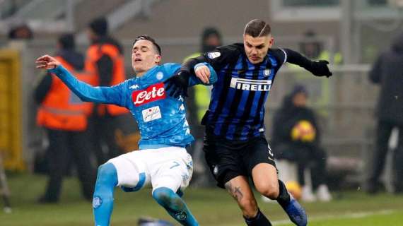 Inter-Napoli - Icardi il collante di una manovra veloce. Nel finale vince la superiorità numerica