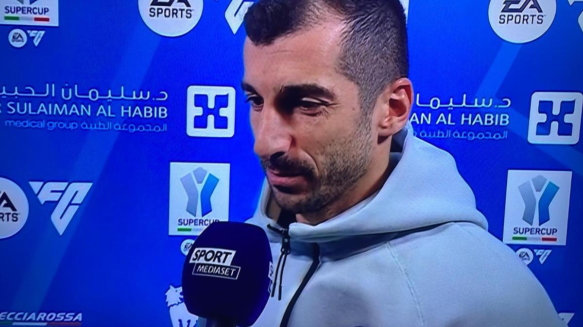 Mkhitaryan a SM: "Sconfitta che fa male, c'è grande delusione. Non ci sono scuse, abbassiamo la testa e lavoriamo"