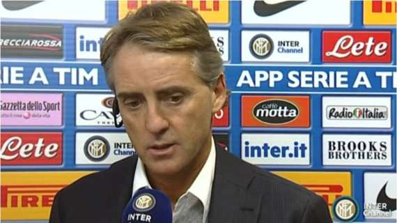 Mancini: "Meritavamo di vincere. Serve fare di più negli ultimi trenta metri"