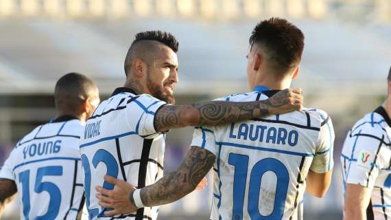 Inter ok dopo i tempi supplementari con la Fiorentina, Lautaro esulta: "Avanti in Coppa Italia"