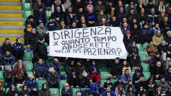 CorSport - Striscioni per Thohir oggi a San Siro