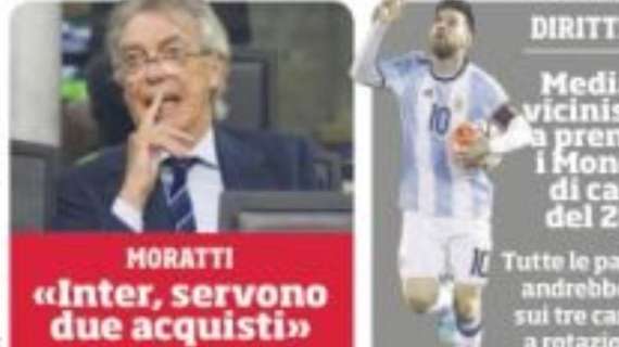 Prima CdS - Moratti: "Inter, servono due acquisti"