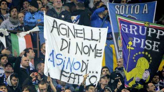 Un altro striscione contro Andrea Agnelli