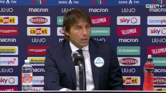 Conte in conferenza: "Chi è entrato ha dato una grande risposta. Felice per Lazaro, lui era il primo che soffriva"