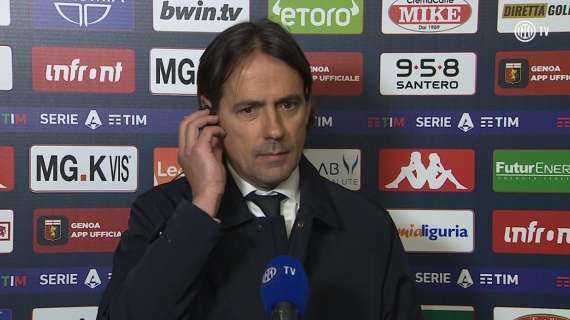 Inzaghi a ITV: "Ora niente ansia. Coppa Italia? Ci teniamo, dobbiamo recuperare le forze"