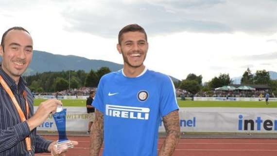 Icardi, Medel e Palacio: si lavora con il sorriso