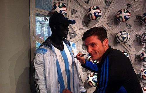FOTO - Javier Zanetti è arrivato al Football Temple