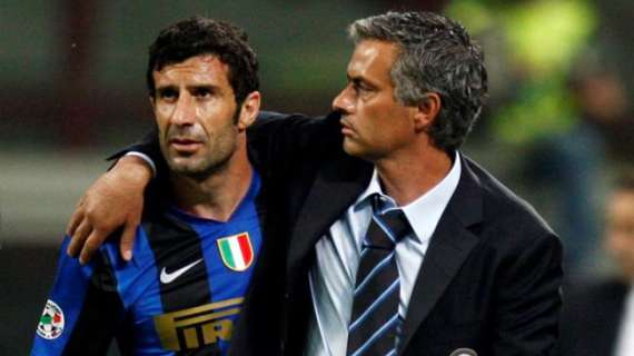 Figo: "Mourinho per sempre speciale. Ha scritto la storia del calcio mondiale e continuerà a farlo"