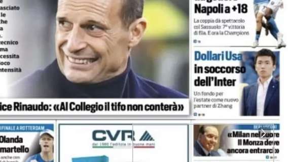 Prima TS - Dollari Usa in soccorso dell'Inter