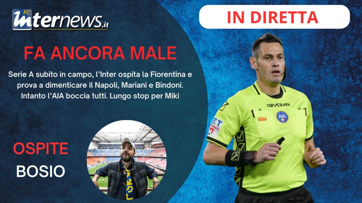 Rivivi la diretta! RESETTARE! Dal NAPOLI alla FIORENTINA, RIPARTIRE subito. Ma CHIVU perde MIKI: infortunio serio