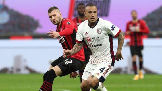 Milan fermato dal Cagliari a S. Siro, Nainggolan a un tifoso: "Partita della vita? Ma se non tirano in porta..."