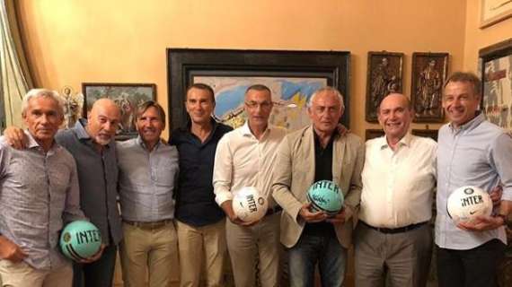 Da Baresi a Klinsmann, rimpatriata nerazzurra per l'Inter di Pellegrini