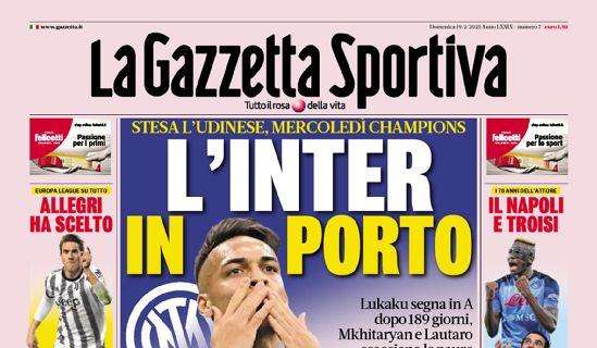 Prima GdS - L’Inter in Porto. Stesa l’Udinese, mercoledì la Champions