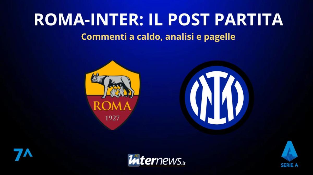 LIVE - Il POST PARTITA di ROMA-INTER: ANALISI, COMMENTI e PAGELLE